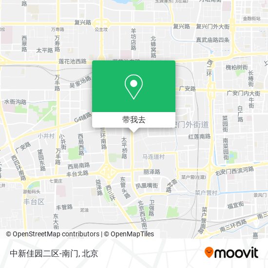 中新佳园二区-南门地图