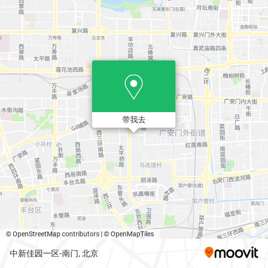 中新佳园一区-南门地图
