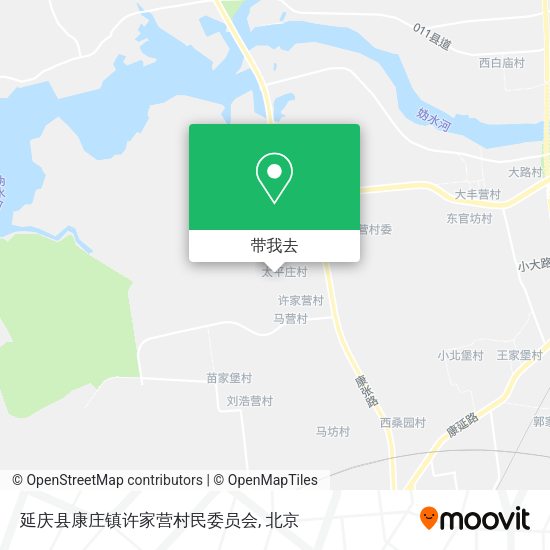 延庆县康庄镇许家营村民委员会地图