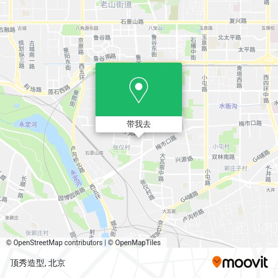 顶秀造型地图