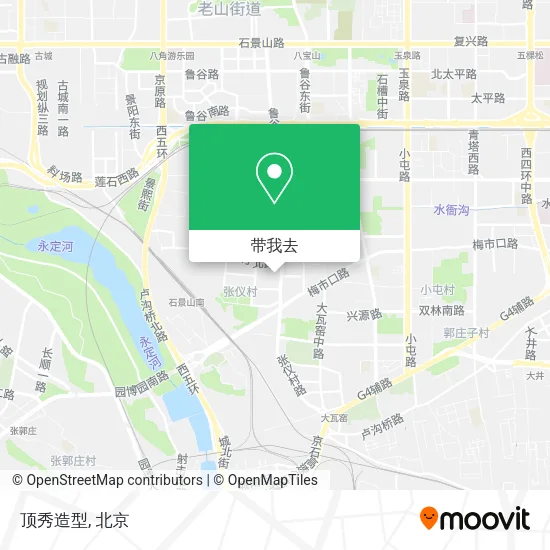 顶秀造型地图