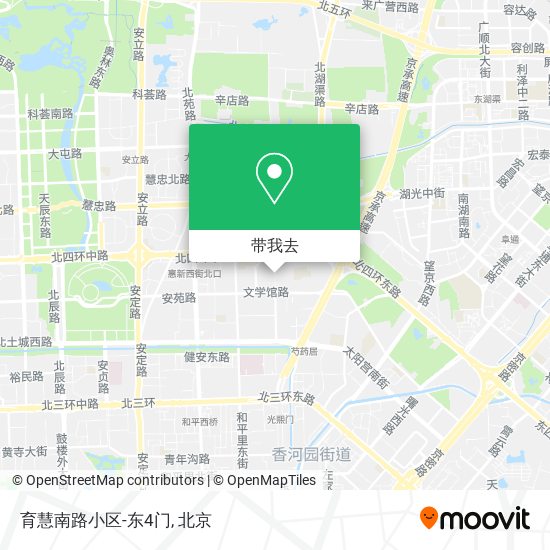 育慧南路小区-东4门地图
