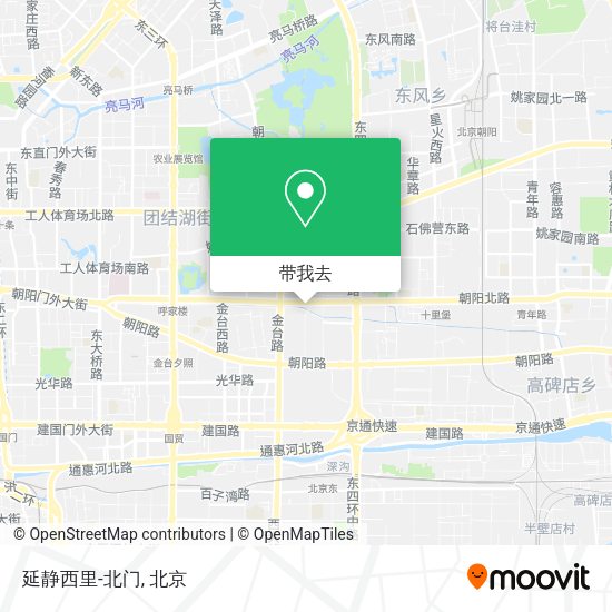 延静西里-北门地图
