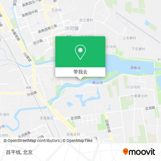 昌平线地图