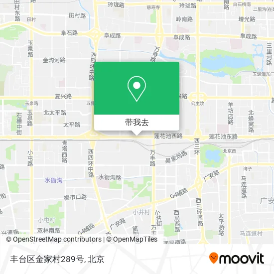 丰台区金家村289号地图