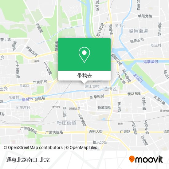 通惠北路南口地图