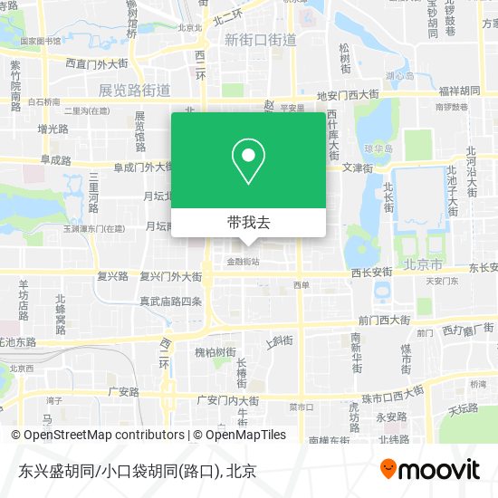 东兴盛胡同/小口袋胡同(路口)地图