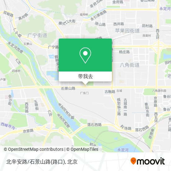 北辛安路/石景山路(路口)地图