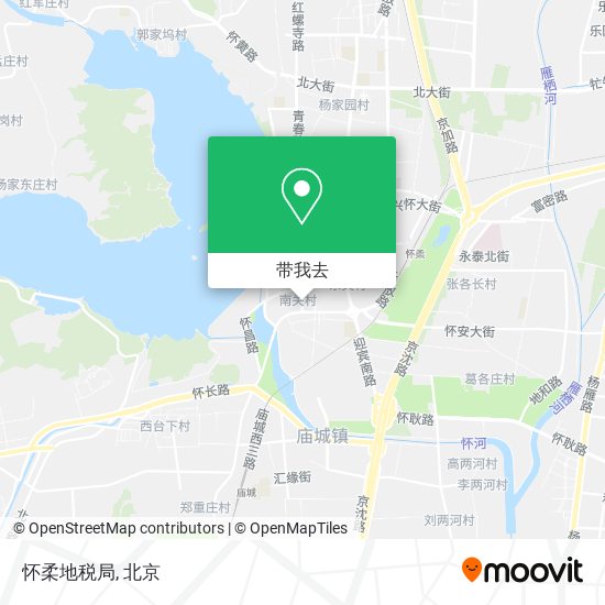 怀柔地税局地图