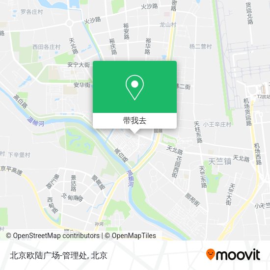 北京欧陆广场-管理处地图
