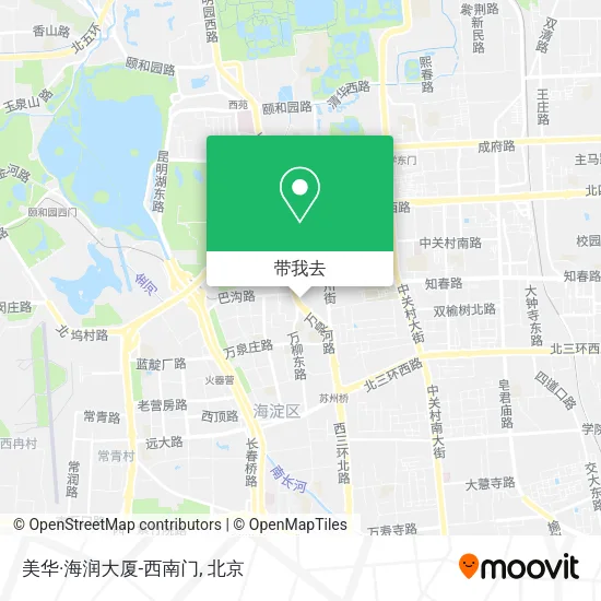 美华·海润大厦-西南门地图