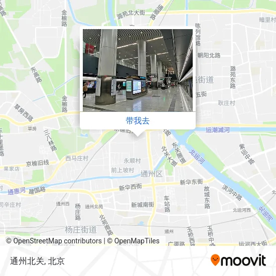 通州北关地图