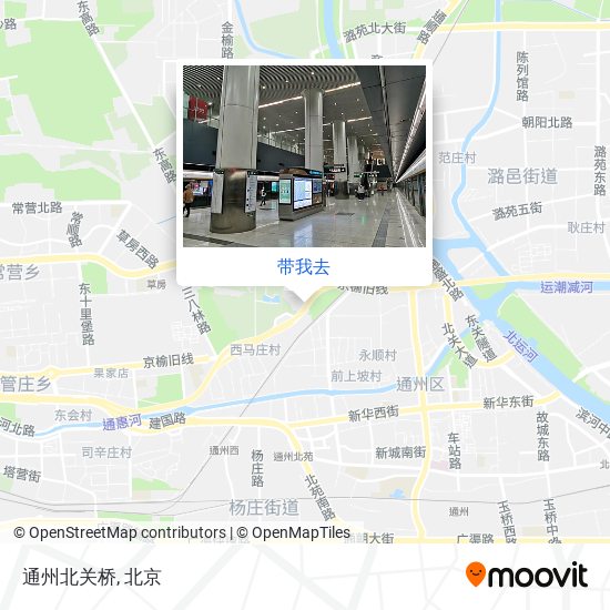 通州北关桥地图