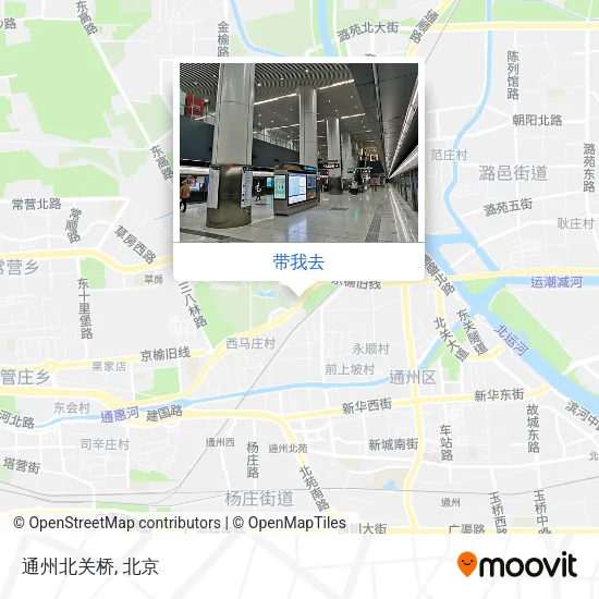 通州北关桥地图
