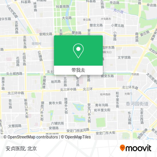 安贞医院地图