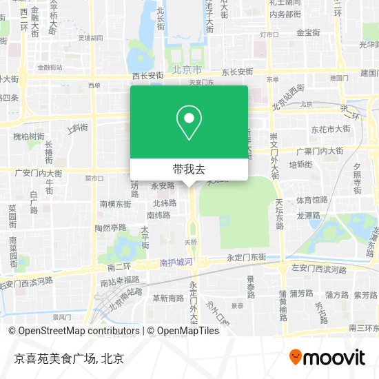 京喜苑美食广场地图