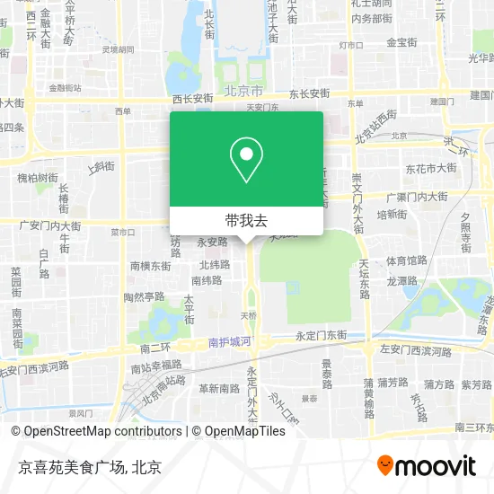 京喜苑美食广场地图