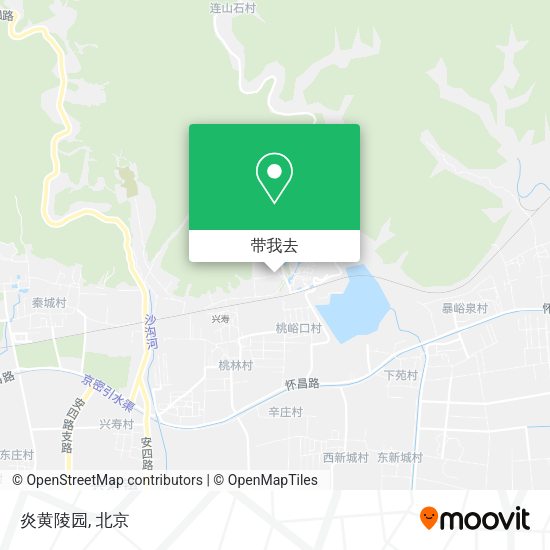炎黄陵园地图