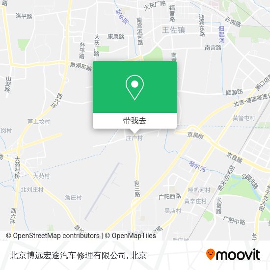 北京博远宏途汽车修理有限公司地图