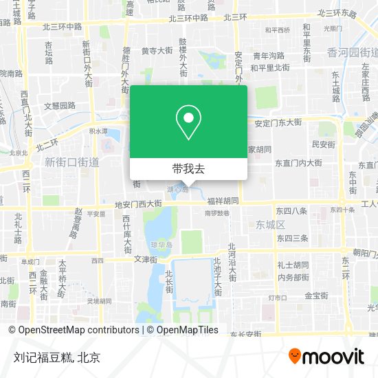 刘记福豆糕地图