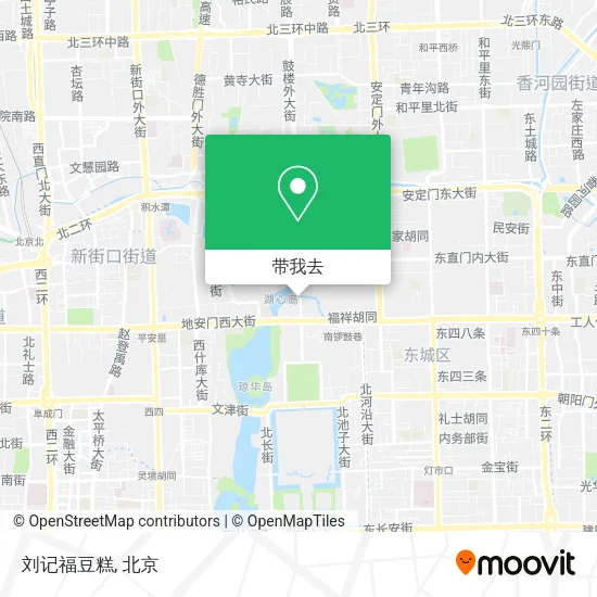 刘记福豆糕地图