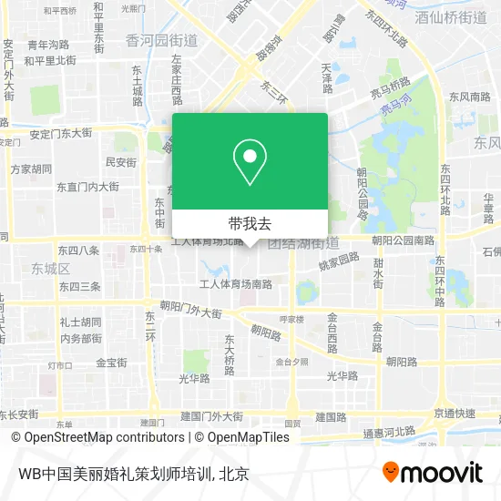 WB中国美丽婚礼策划师培训地图