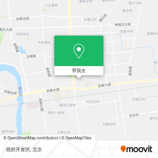 燕郊开发区地图