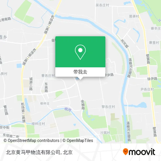 北京黄马甲物流有限公司地图