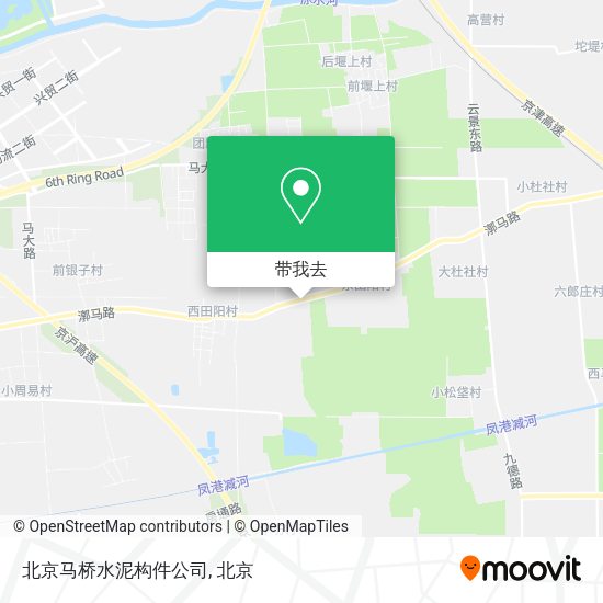 北京马桥水泥构件公司地图