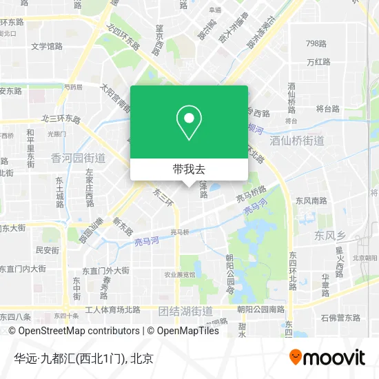 华远·九都汇(西北1门)地图