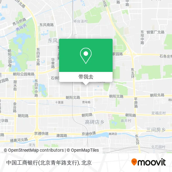 中国工商银行(北京青年路支行)地图