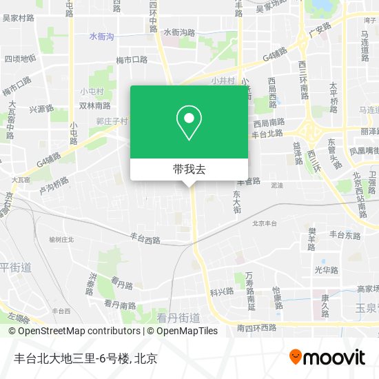 丰台北大地三里-6号楼地图