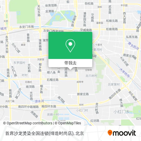 首席沙龙烫染全国连锁(缔造时尚店)地图