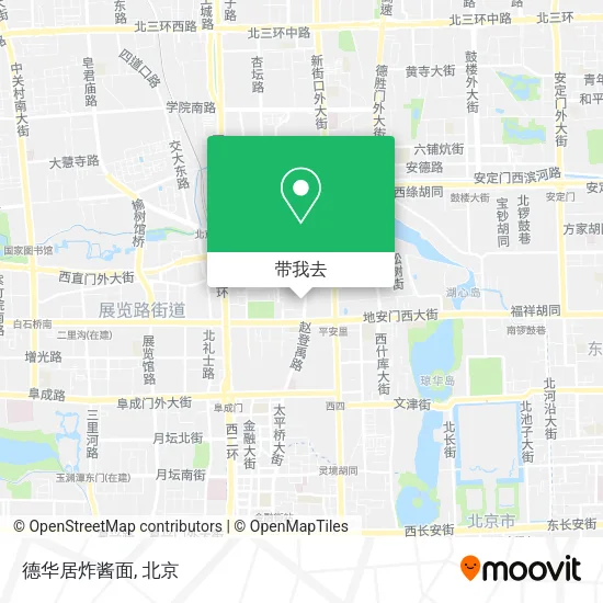 德华居炸酱面地图