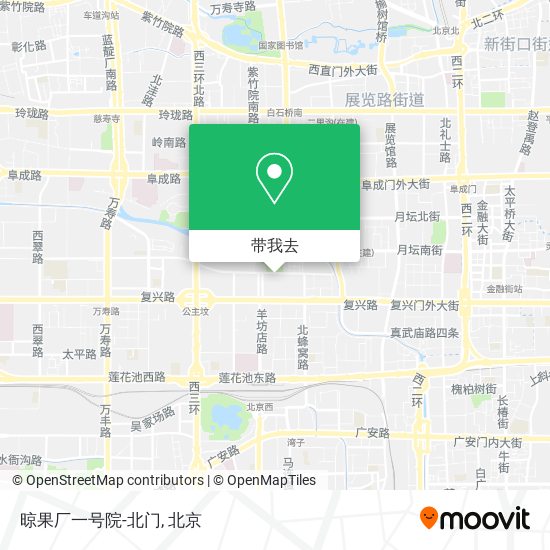 晾果厂一号院-北门地图