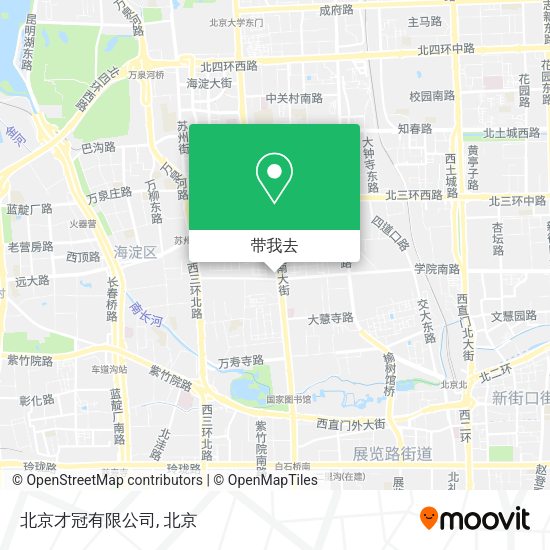 北京才冠有限公司地图