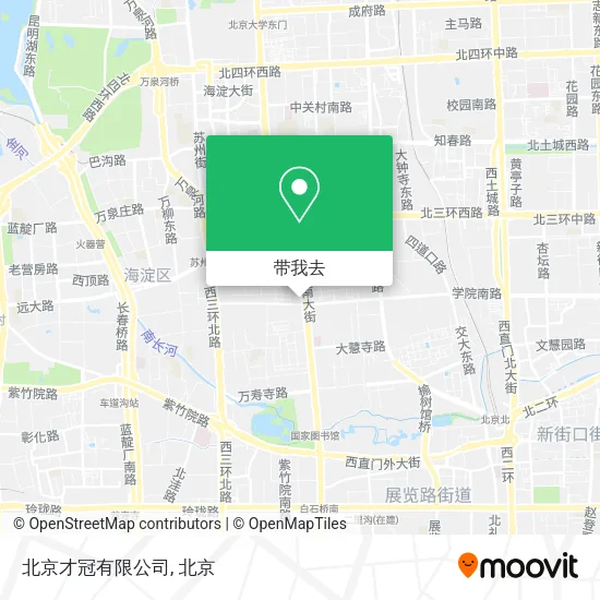 北京才冠有限公司地图
