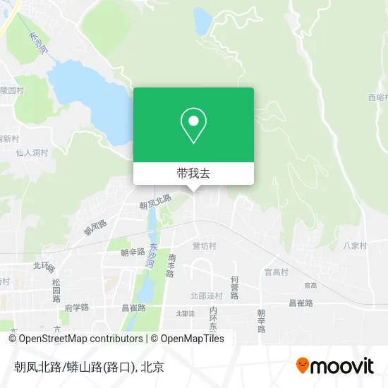 朝凤北路/蟒山路(路口)地图