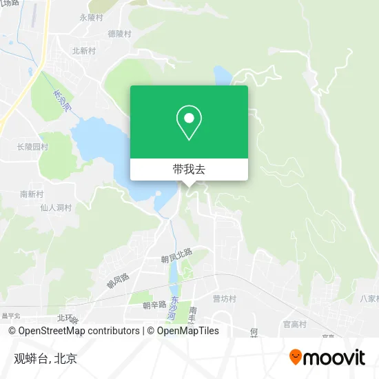观蟒台地图
