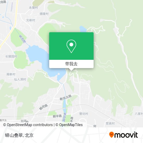 蟒山叠翠地图