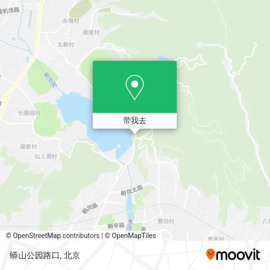 蟒山公园路口地图