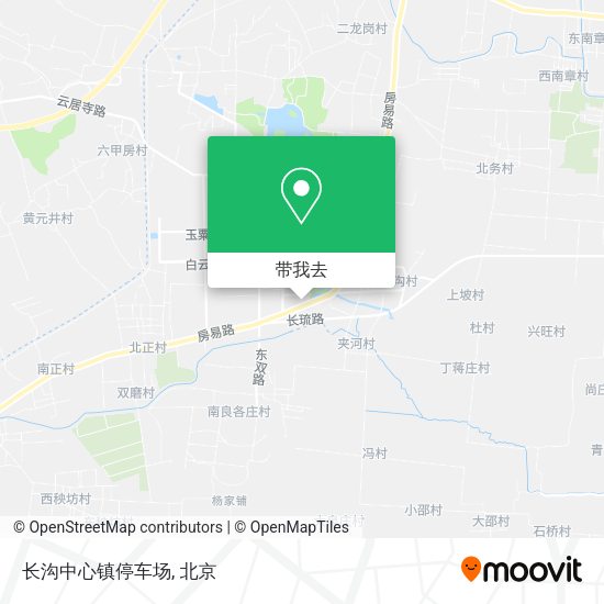 长沟中心镇停车场地图