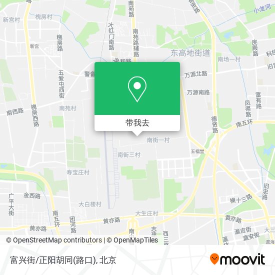 富兴街/正阳胡同(路口)地图