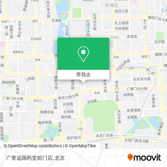 广誉远国药堂前门店地图