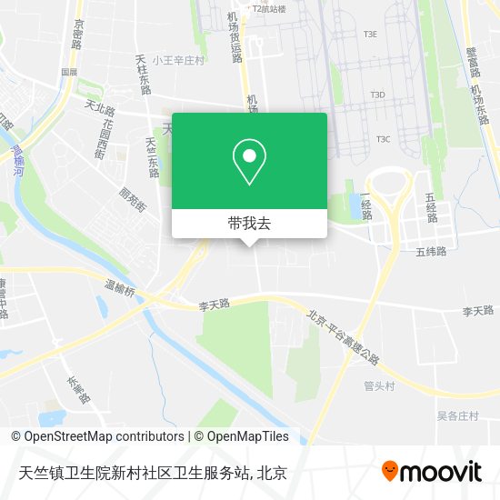 天竺镇卫生院新村社区卫生服务站地图