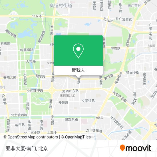 亚非大厦-南门地图