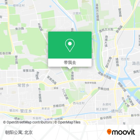 朝阳公寓地图