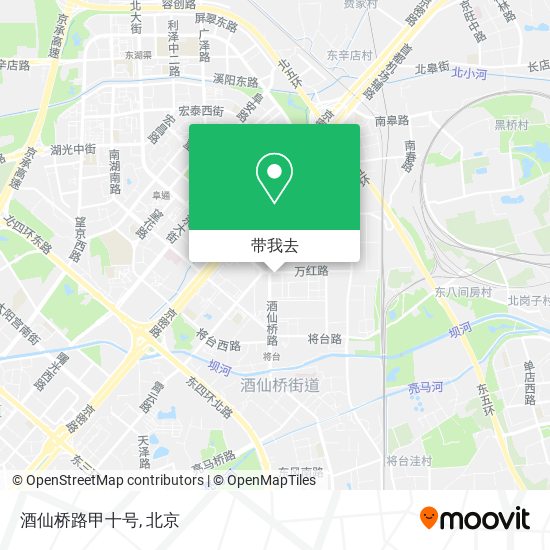 酒仙桥路甲十号地图