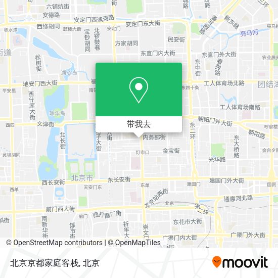 北京京都家庭客栈地图