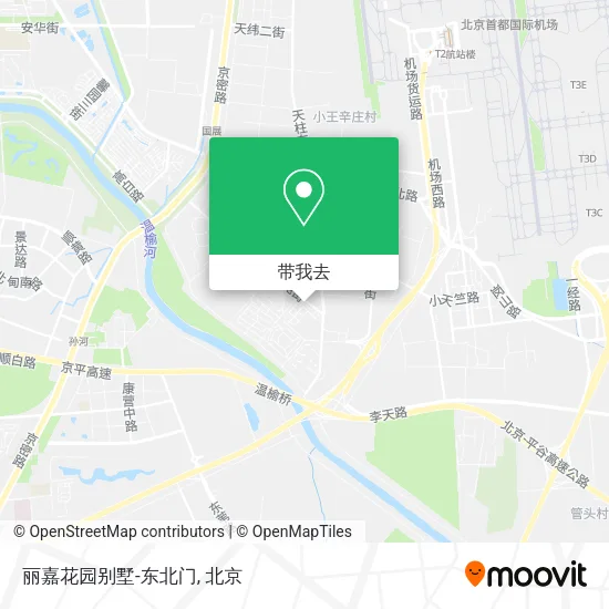 丽嘉花园别墅-东北门地图